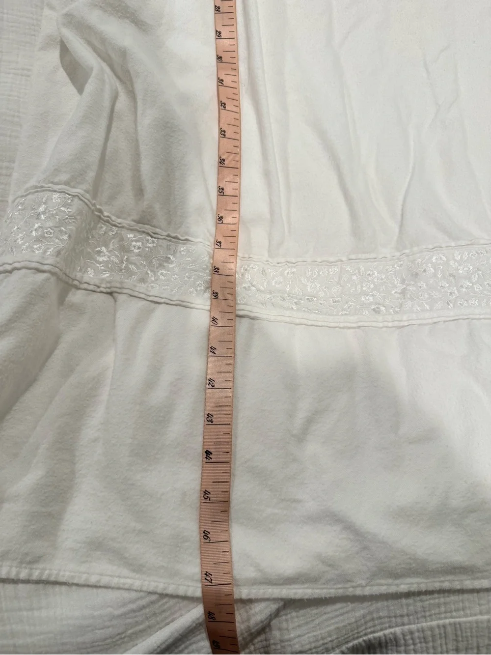 Eileen West White HIGHNECK Long Ballet Nightgown XL cottage fairy croquet lace